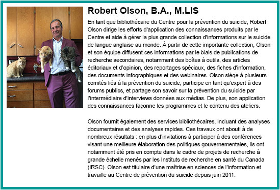 Robert Olson, B.A., M.LIS