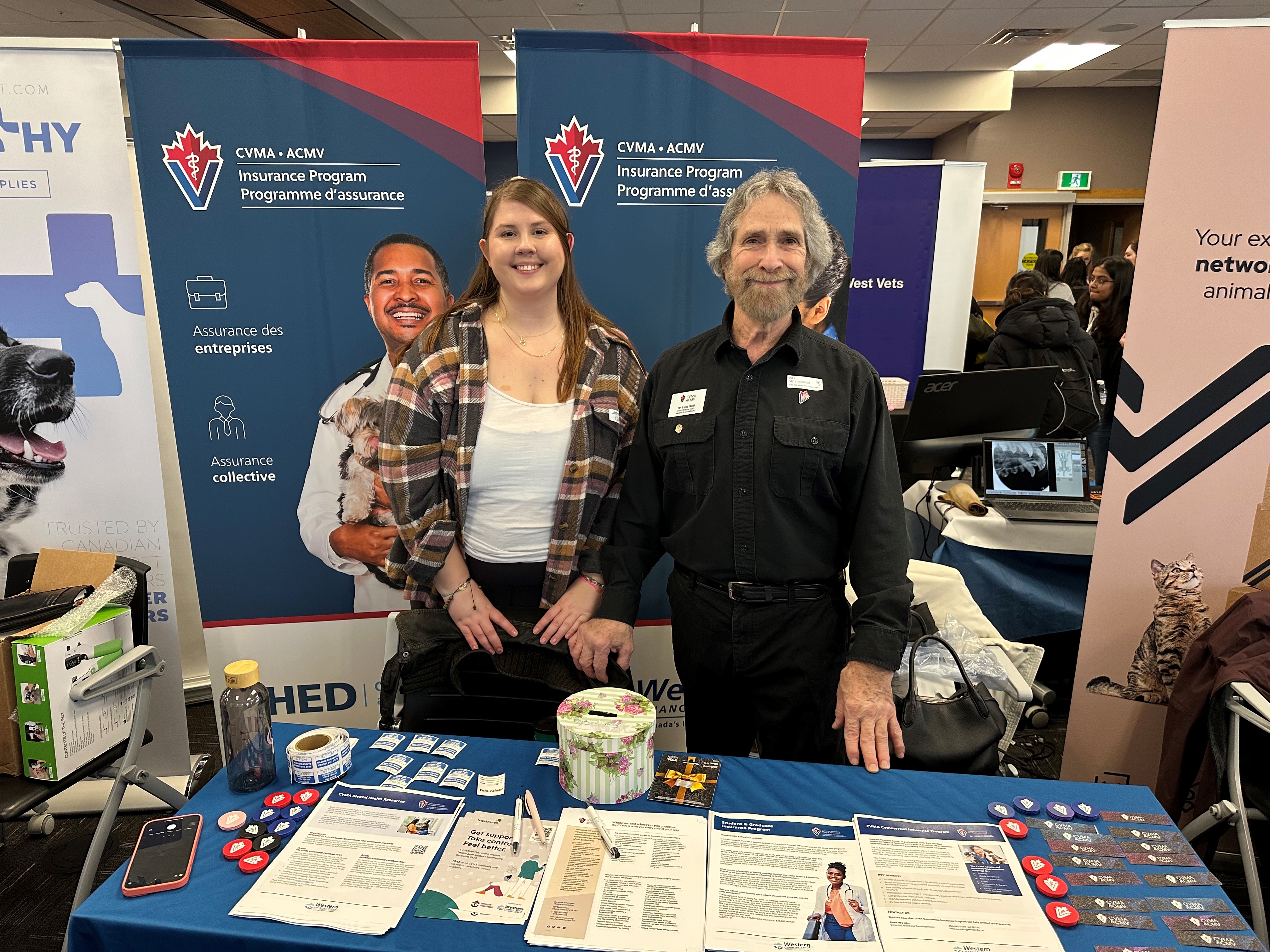 Ms. Leah Bensch, Western Financial Group and Dr. Lorie Gold, Ontario Representative on CVMA Council