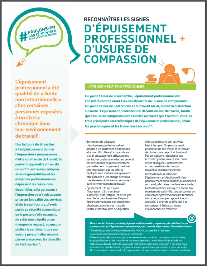 Reconnaître les signes d’épuisement professionnel et d’usure de compassion