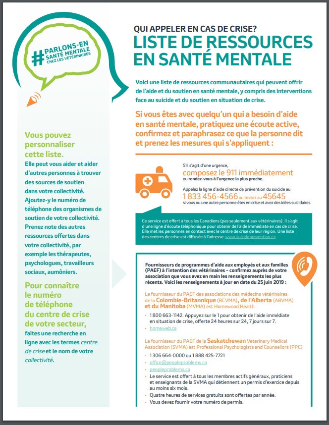 Qui appeler en cas de crise?